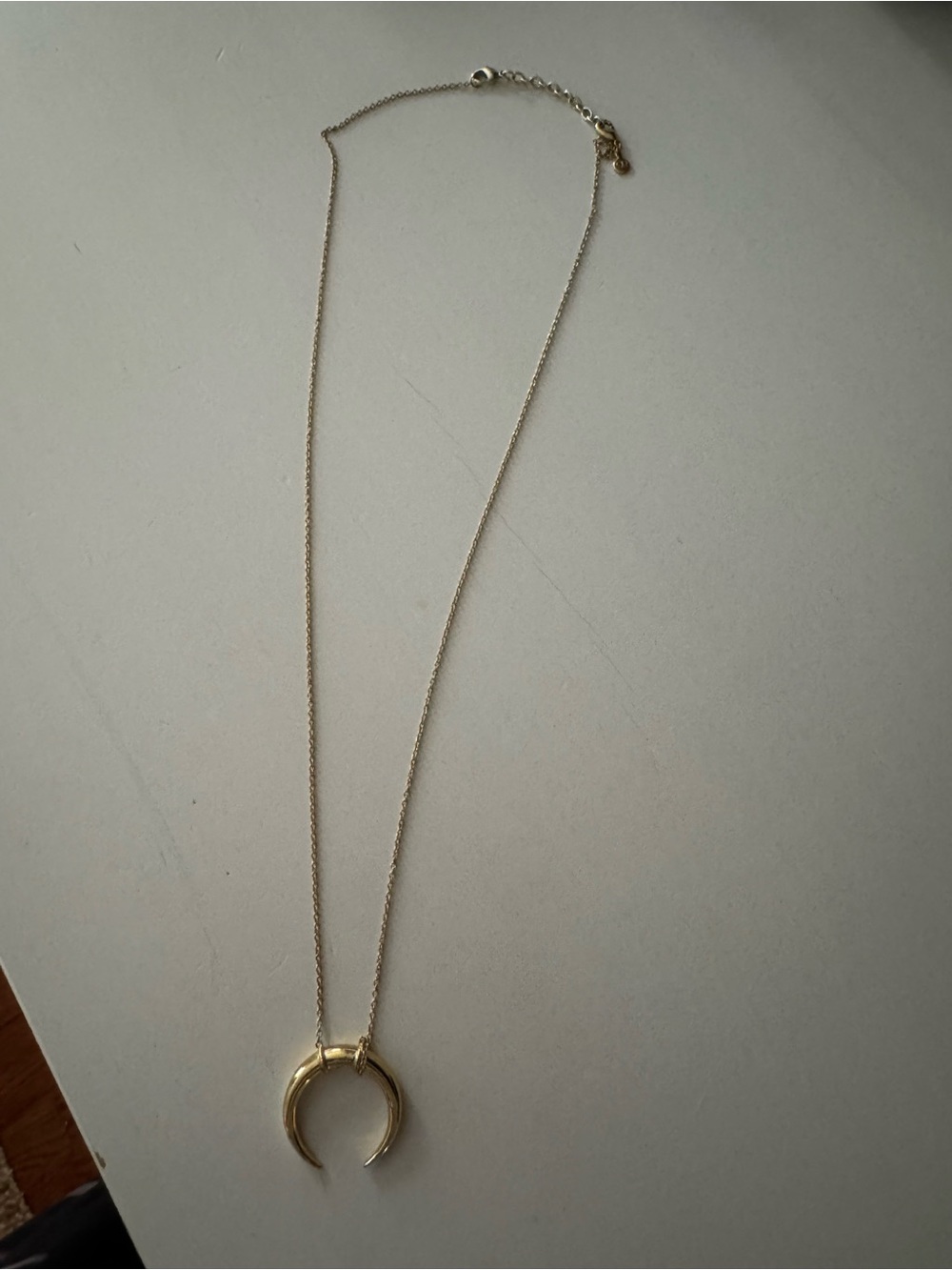 Gorjana Gold Crescent Necklace